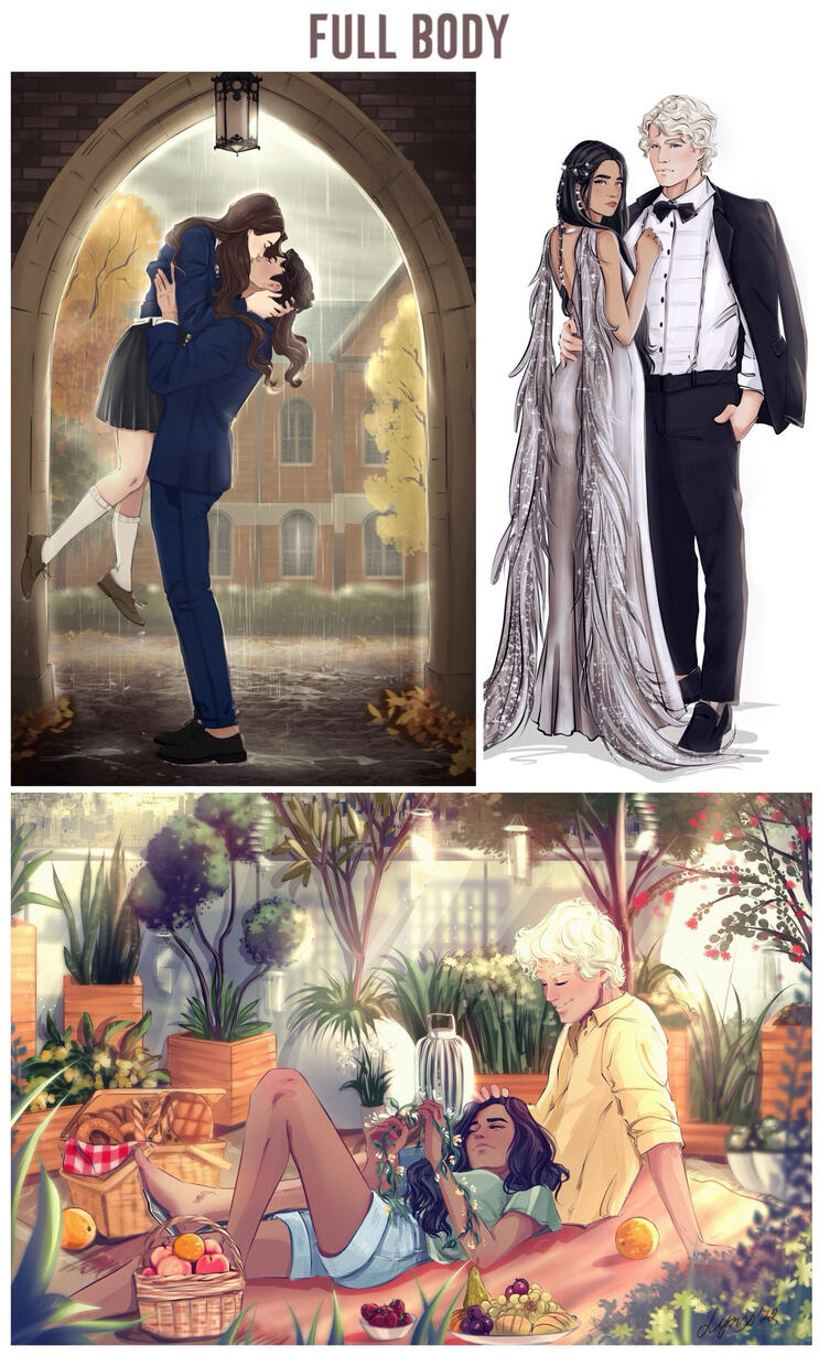 2 characters full body 2 characters full body